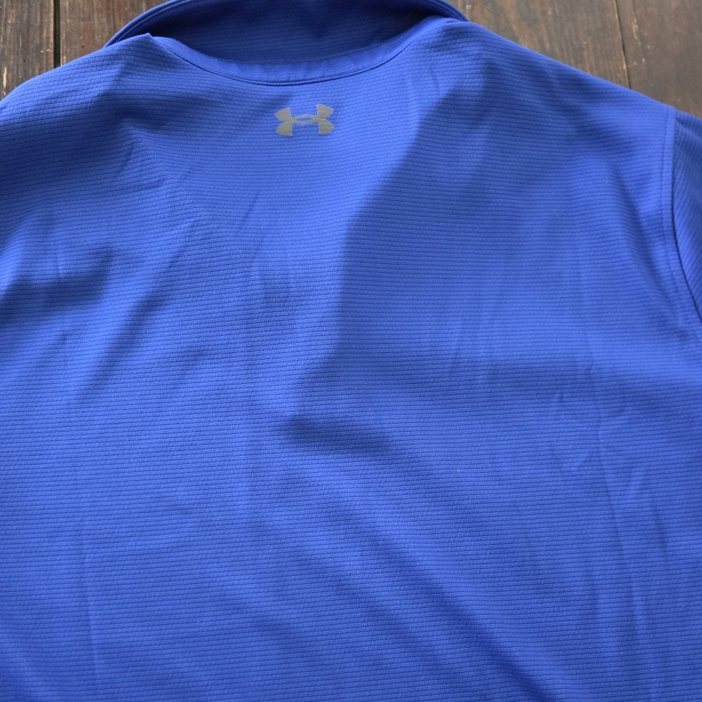 Under Armour Blue Polo Shirt - Picture 3 of 4